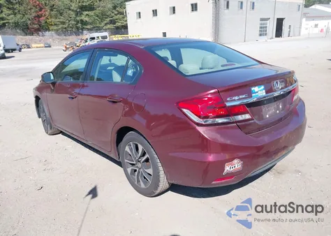 2013 Honda Civic Ex z USA, uszkodzony, nr VIN 2HGFB2F82DH535833